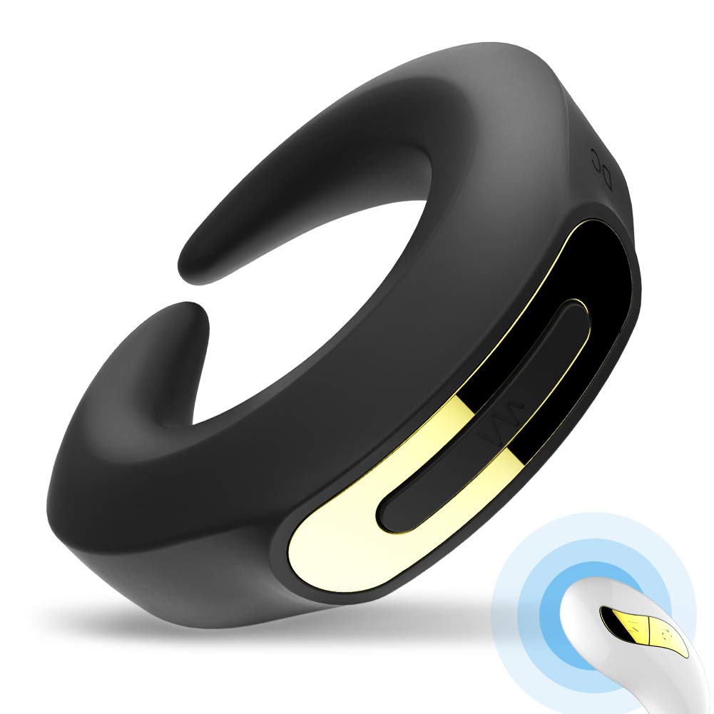 FST Rechargeable Vibrating Cock Ring for Men & Couples - 12 Powerful Vibration Modes, Waterproof Remote Control Penis Ring for Enhanced Pleasure & Clitoral Stimulation - Perfect for Romantic Nights & Spicing Up Intimate Moments