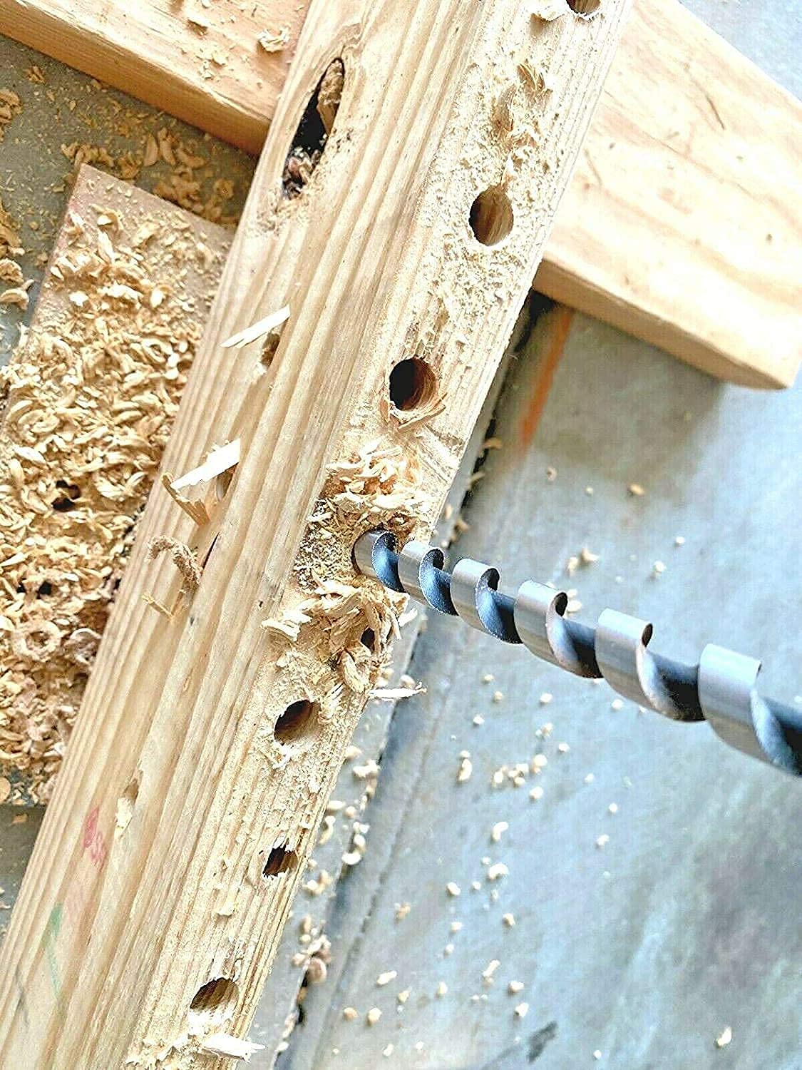 Auniwaig 20mm Auger Drill Bit - High Carbon Steel Hex Shank Wood Boring Bit for Electric Bench Drills | Perfect for Woodworking, Carpentry & DIY Projects
