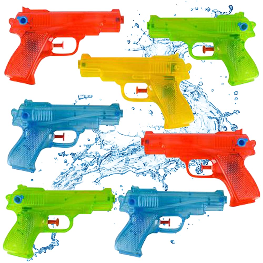 ArtCreativity 12-Pack Water Guns for Kids - 5.5 Inch Super Soaker Toys for Pool, Beach & Outdoor Summer Fun | Perfect Birthday Party Favors for Boys & Girls | Great for Water Fights, Backyard Games & Summer Camp Activities