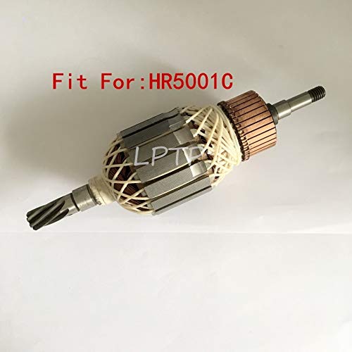 Makita HR5001C Hammer Replacement Armature Rotor Motor Engine - 220-240V AC, 7 Teeth Anchor - Colorado Spare Parts for Construction & Demolition Tools