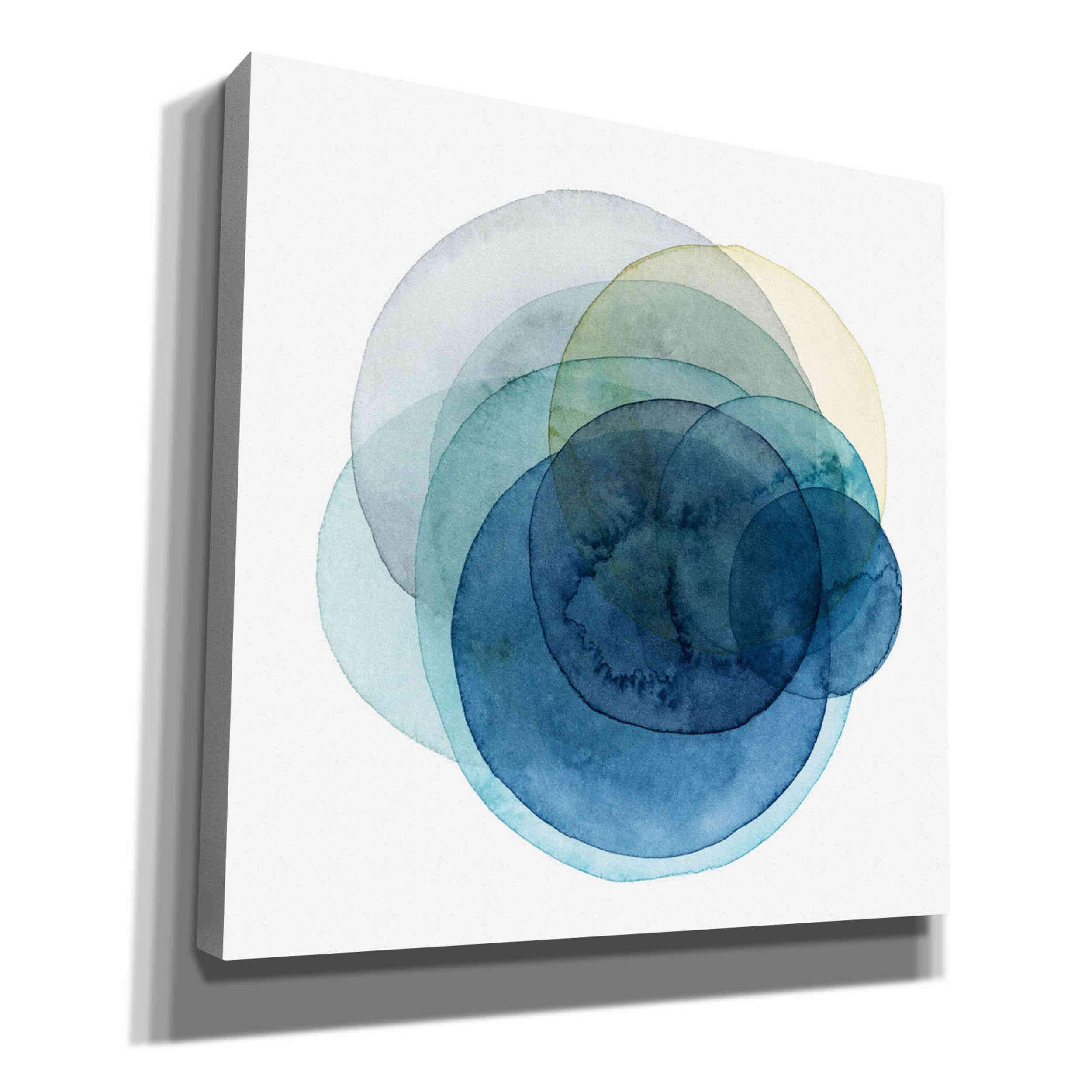 Grace Popp Evolving Planets I Canvas Wall Art - 37x37 Inch Modern Abstract Space Painting for Living Room, Bedroom & Office Decor
