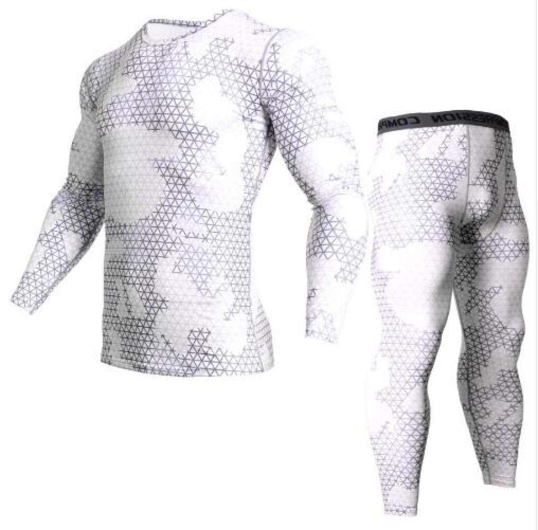 Men's Thermal Underwear Set - Compression Base Layer for Workout & Sports - Winter Warm Long Johns for Running, Skiing, Hiking & Outdoor Activities