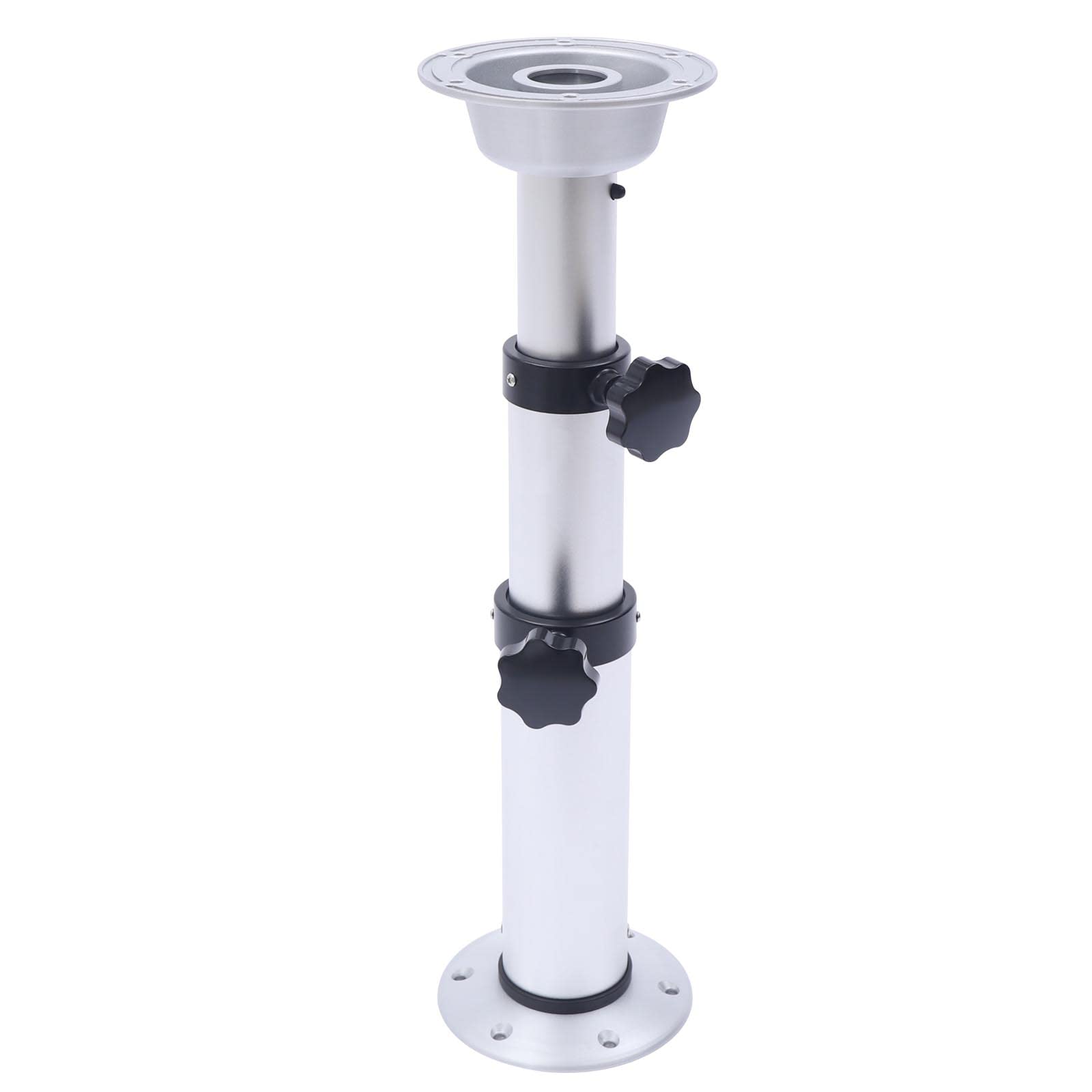 Eapmic Adjustable Table Pedestal Stand Leg and Base - Heavy Duty Marine Boat Yacht Caravan Motorhome Workroom Mounting Frame (Style 2) | Perfect for Outdoor Dining, RV Living & Workspace Organization