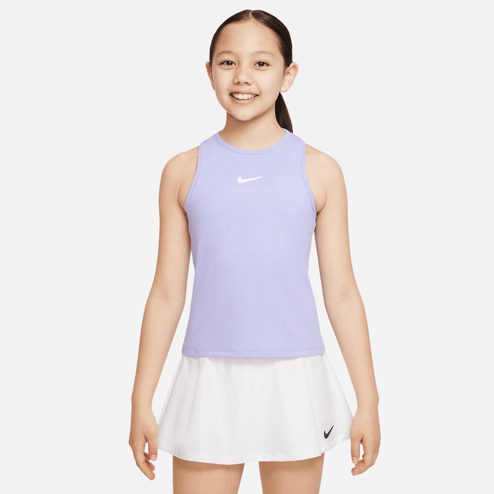 Nike Girls Victory Tank Top - Light Thistle Color | Soft Breathable Athletic Shirt for Running, Yoga & Gym Workouts