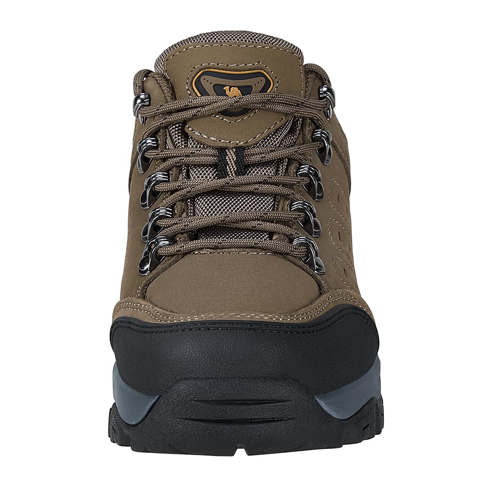 CAMEL CROWN Men's Waterproof Hiking Shoes - Lightweight Comfortable Outdoor Walking Shoes for Men - Non-Slip Low-Cut Work Boots for Construction, Hiking & Daily Wear
