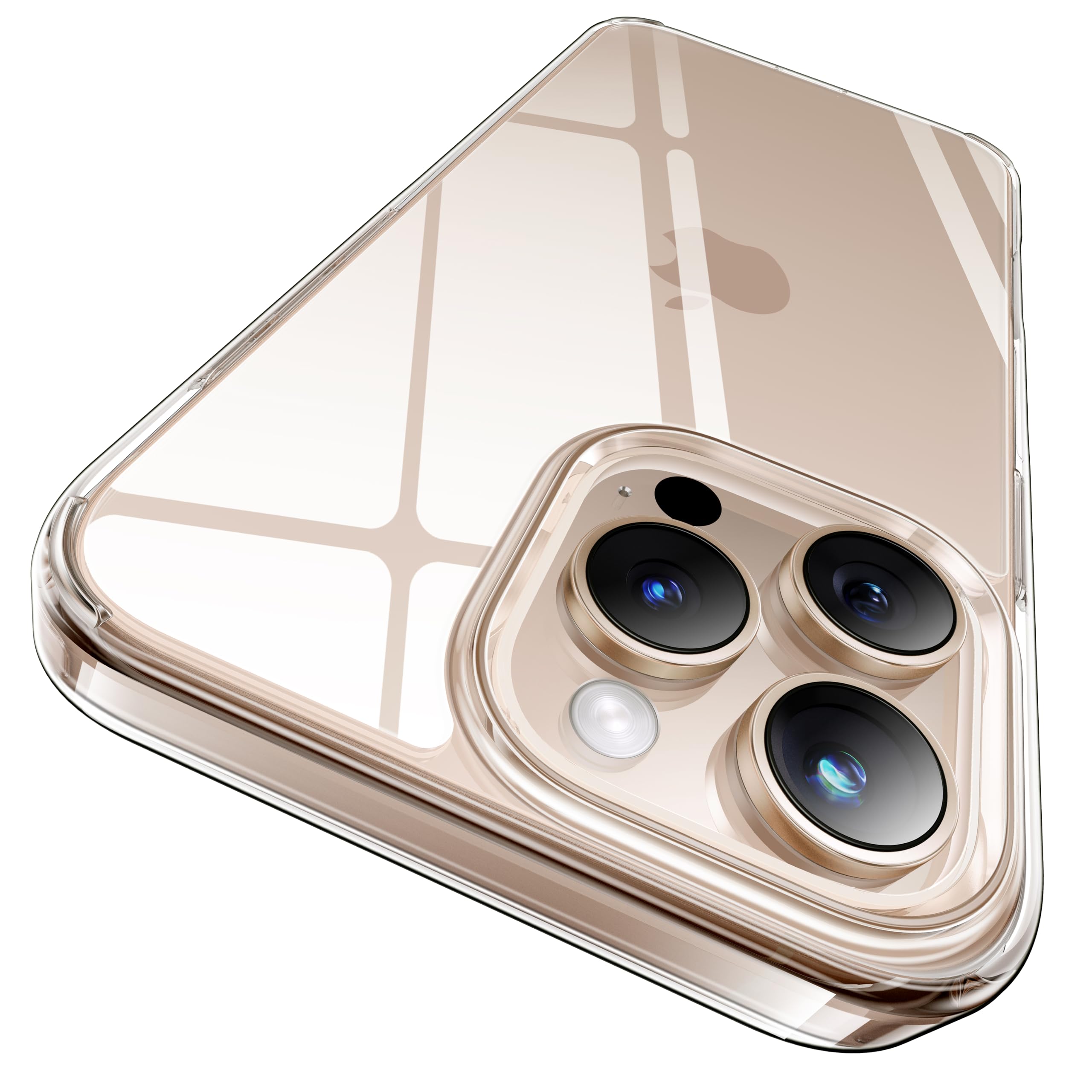 CASEKOO Ultra Clear iPhone 16 Pro Max Case - Crystal Clear Transparent Cover with Military-Grade 12FT Drop Protection & Anti-Yellowing Technology | Slim Protective Phone Case for 6.9