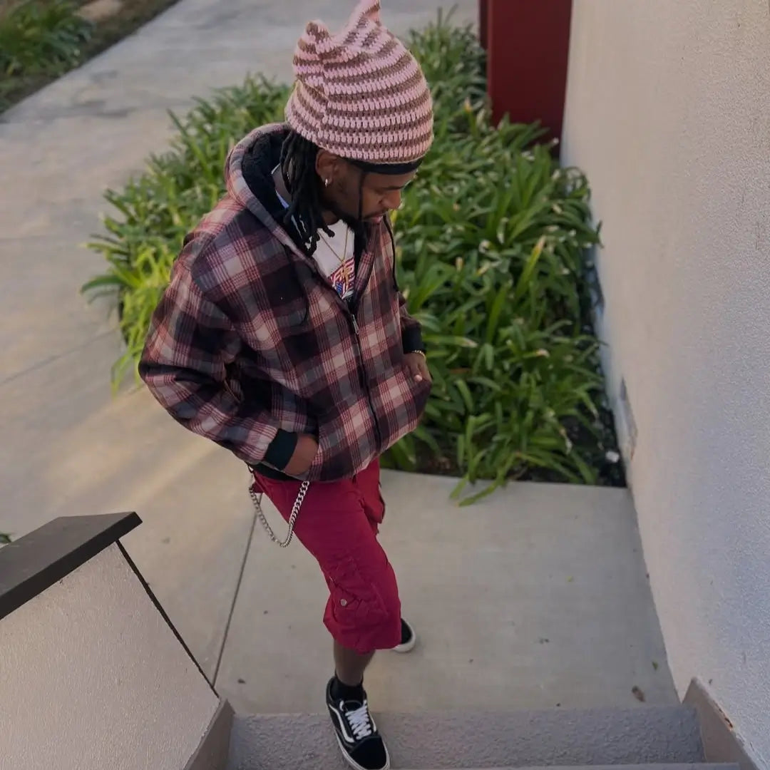 Men's Plaid Sherpa Lined Sweatshirt - Warm Flannel Shirt Jacket for Winter, Cozy Fleece-Lined Pullover for Outdoor Activities & Casual Wear