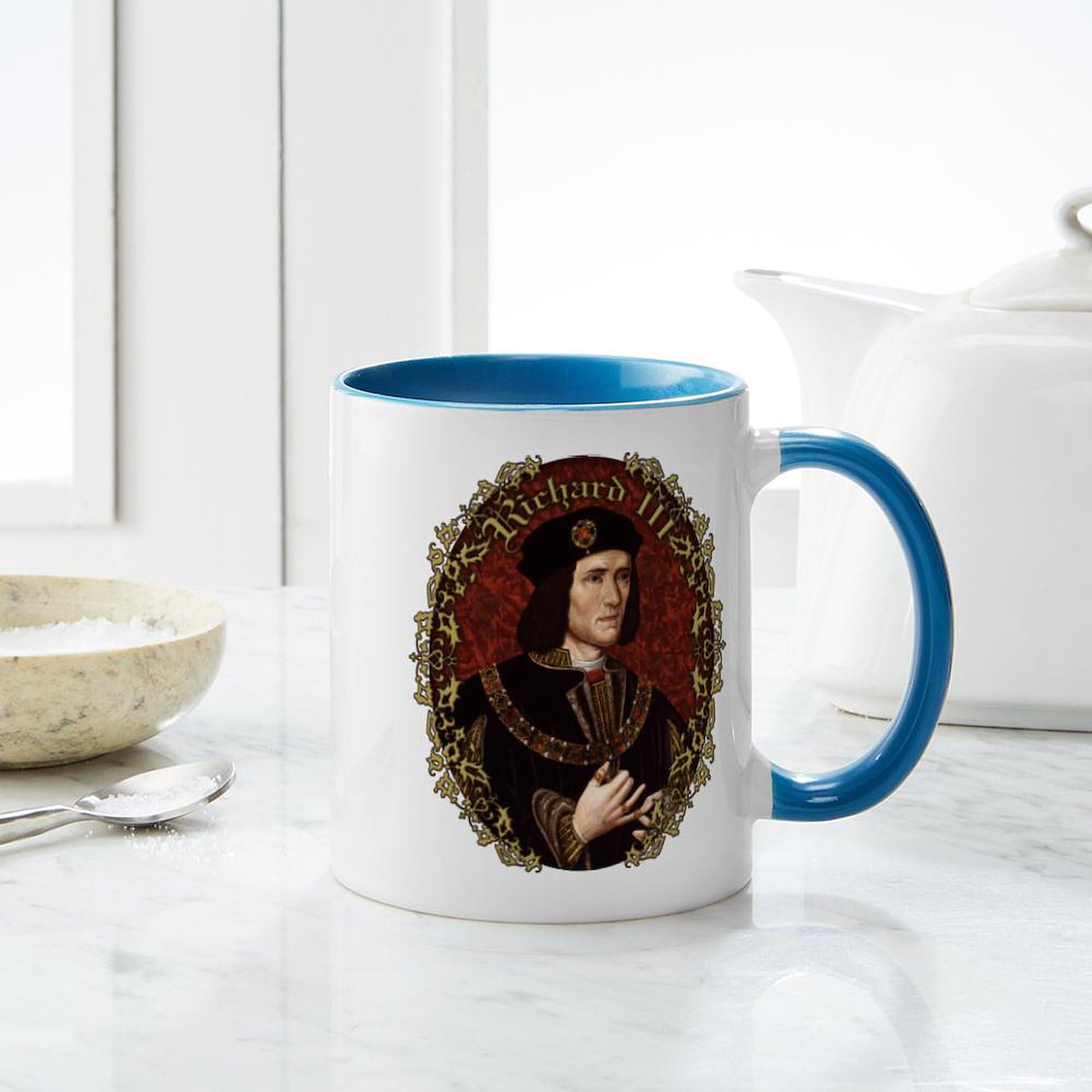 Richard III 11 oz (325 ml) Ceramic Coffee Mug - Perfect for Tea, Coffee & Hot Drinks - Ideal for Home, Office & Gifts