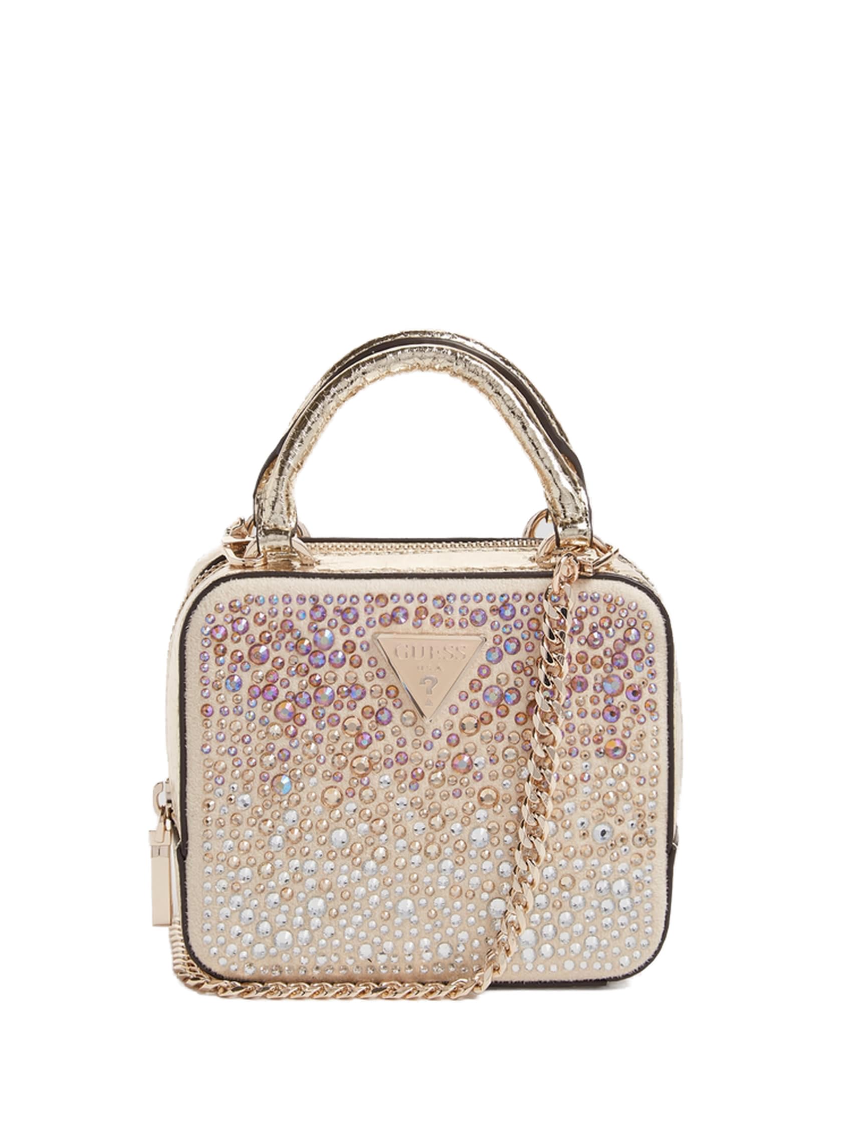 GUESS Lua Mini Crossbody Bag with Top Zip - Stylish & Compact Purse for Women, Perfect for Everyday Use, Travel, and Night Out