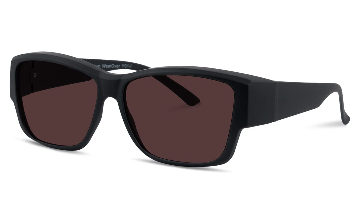 TheraSpecs Tatum WearOver Glasses for Light Sensitivity Relief - Migraine & Photophobia Relief Glasses for Indoor/Outdoor Use - Perfect for Computer Work, Driving & Daily Activities
