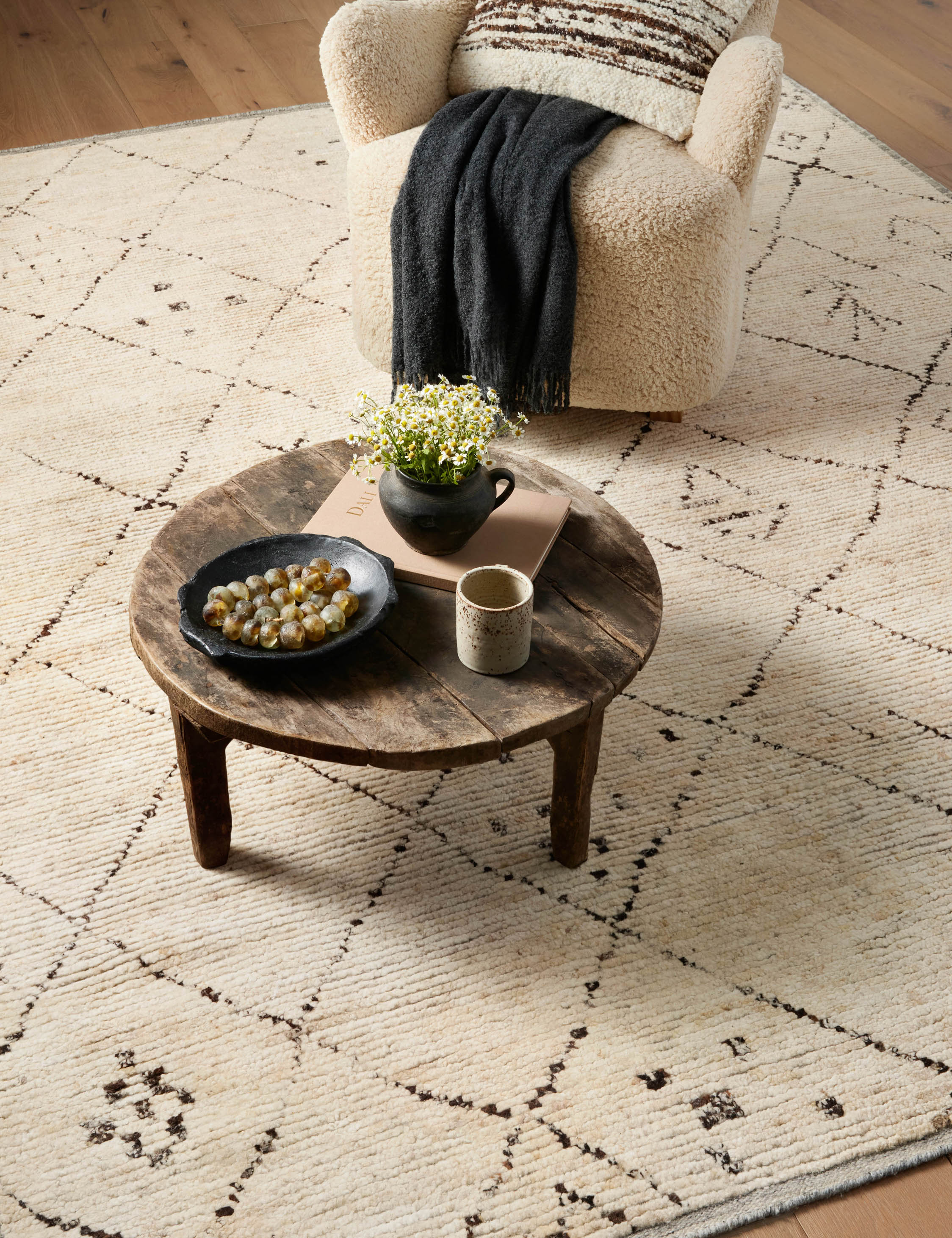 Briyana II Hand Knotted Wool Rug by Amber Lewis x Loloi - Premium Handmade Area Rug for Living Room, Bedroom & Home Decor
