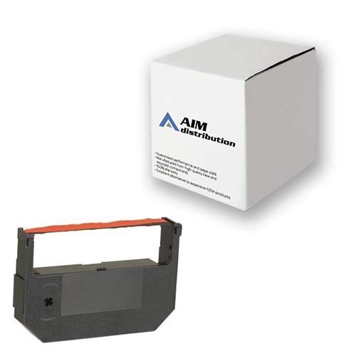 Victor 1500/1570A Compatible Printer Ribbons - 6 Pack (Black/Red) - AIM Replacement Cartridges (Model 7012) for Office, Retail & Shipping Label Printing