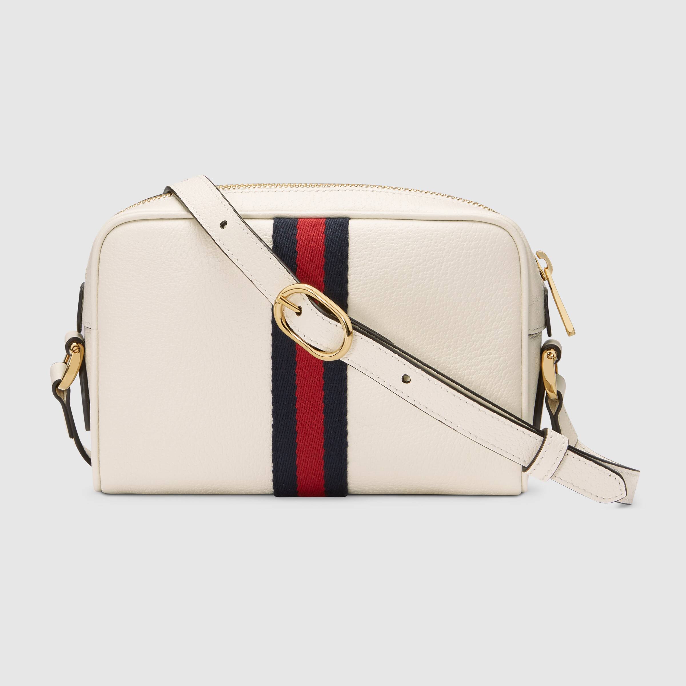 Gucci Ophidia Leather Mini Bag for Women - White Small Crossbody Purse - Perfect for Date Night, Shopping & Travel Accessories