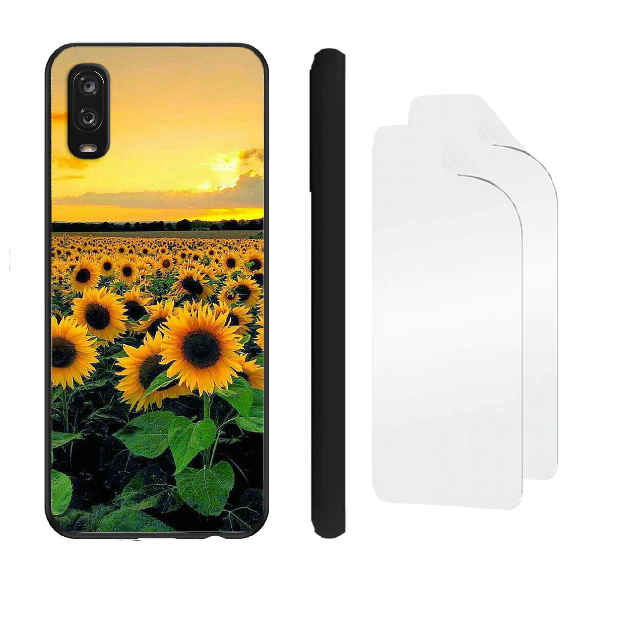 Jitterbug Smart 3 Phone Case & Lively Smart Case Cover with 2-Pack TPU Screen Protectors - Shockproof Protective Cover for Seniors - Perfect for Daily Use, Travel & Outdoor Activities