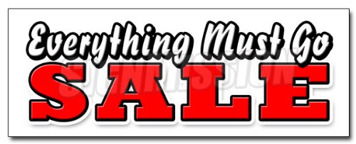 Everything Must Go Sale