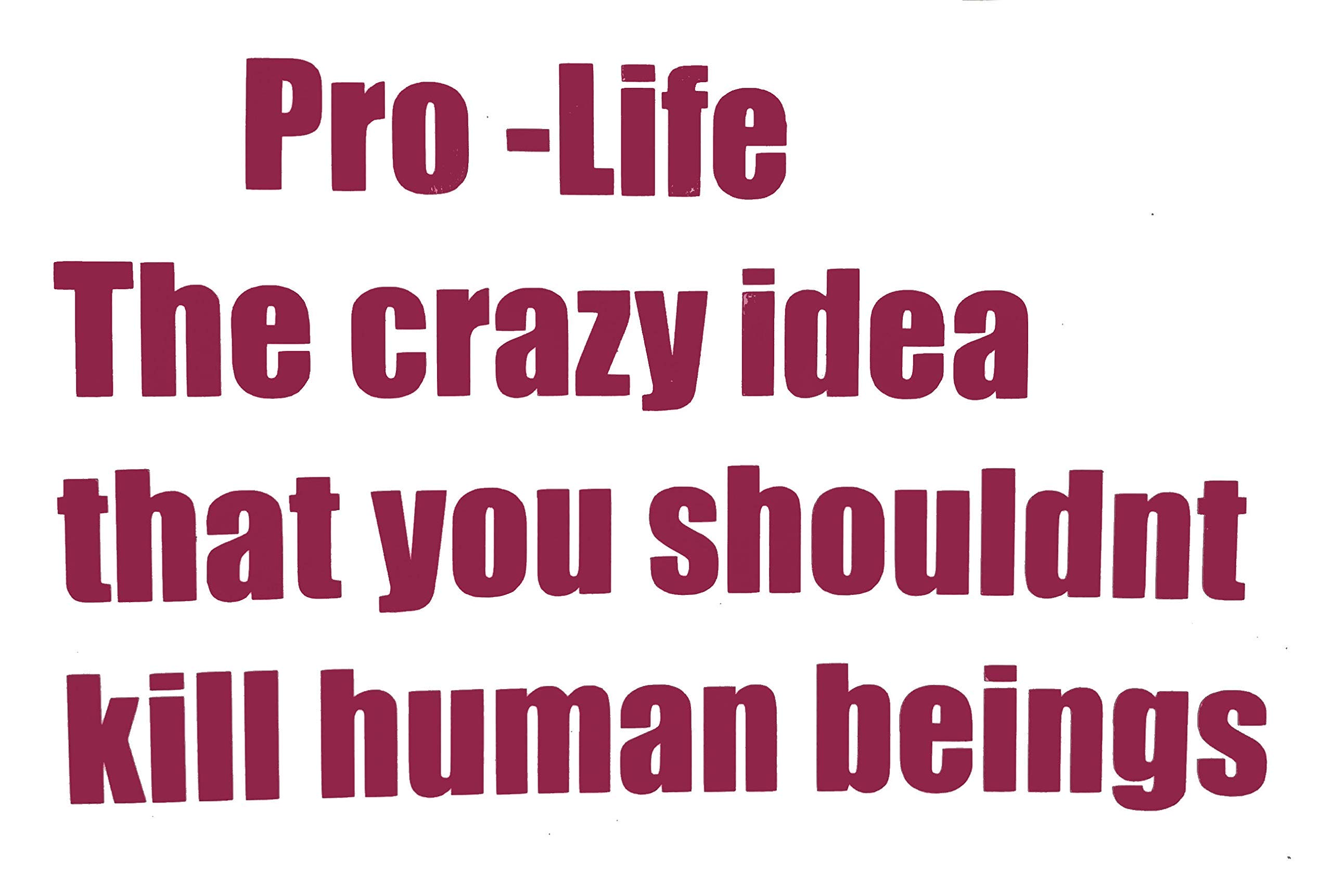 Custom Pro Life Vinyl Decal - Anti Abortion Bumper Sticker for Tumblers, Laptops, Car Windows, Choose Life Decal - Perfect for Home, Office, and Outdoor Use