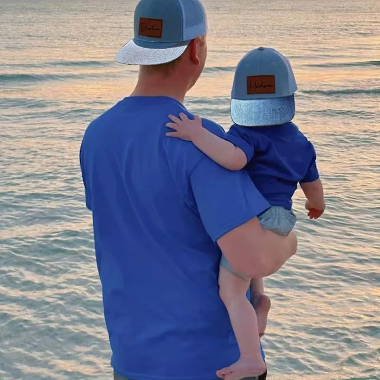 Personalized Toddler Baseball Caps with Names - Custom Trucker Hats for Boys & Girls - Father & Son Matching Hats for Outdoor Activities, Sports & Family Photos