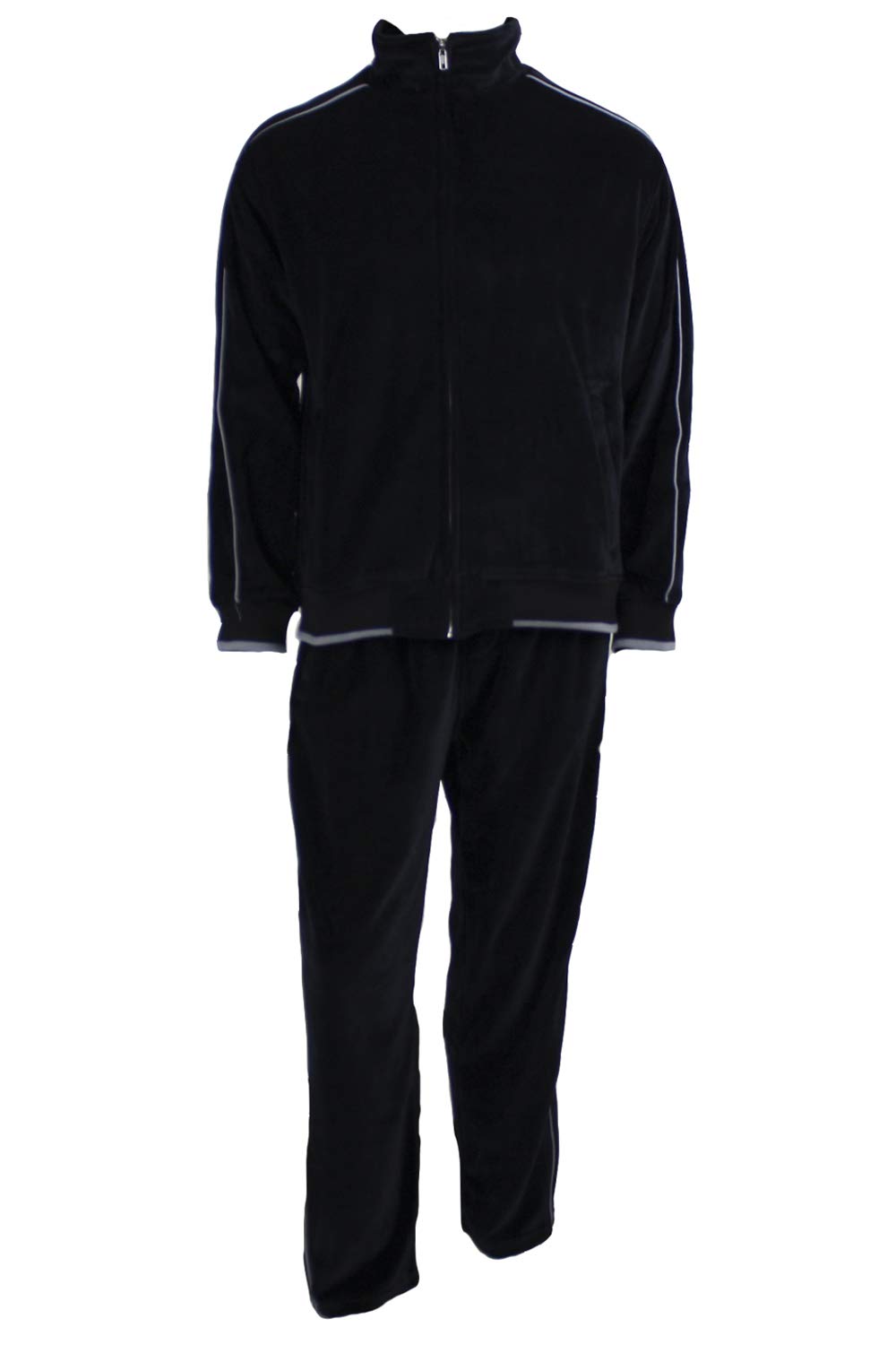 Men's Velour Tracksuit Set - Soft & Comfortable Jogging Suit for Lounge & Workout - Perfect for Gym, Running, and Casual Wear