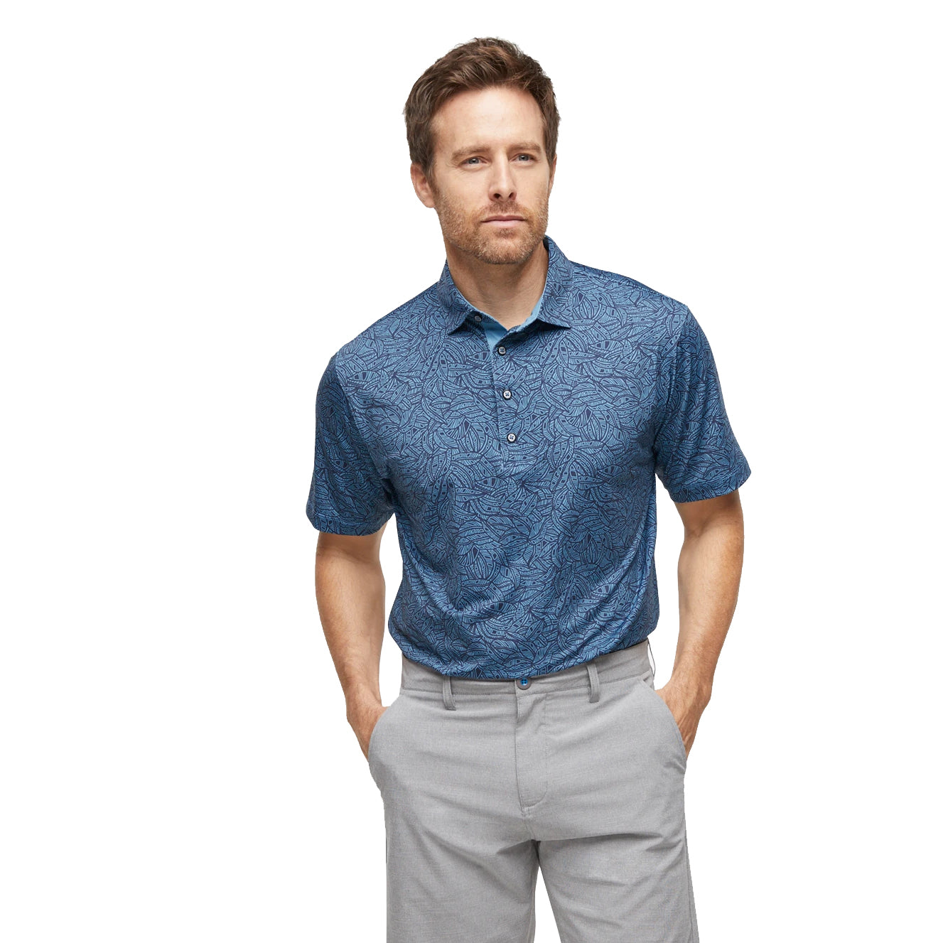 Devereux Proper Threads Men's Golf Polo Shirt - Moisture Wicking, Breathable & Stylish for Golf, Casual Wear & Outdoor Activities