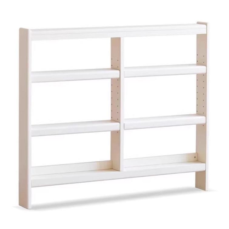 Oak Solid Wood Ultra Narrow Storage Rack - Space-Saving Shelf for Small Rooms, Bathroom, Kitchen & Closet Organization