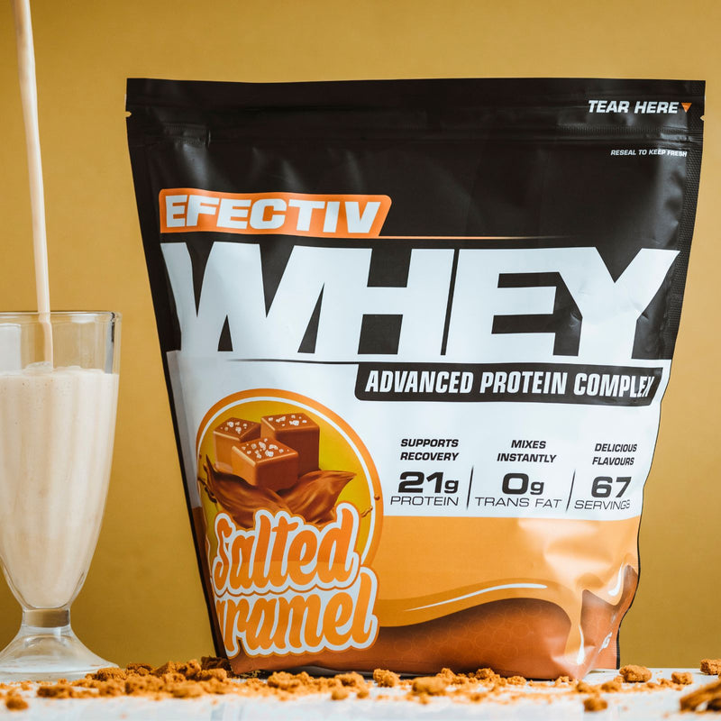 Efectiv Nutrition Whey Protein Powder 2kg (4.4 lbs) - Premium Muscle Recovery & Growth Supplement for Athletes & Fitness Enthusiasts | Post-Workout, Meal Replacement & Healthy Lifestyle Support