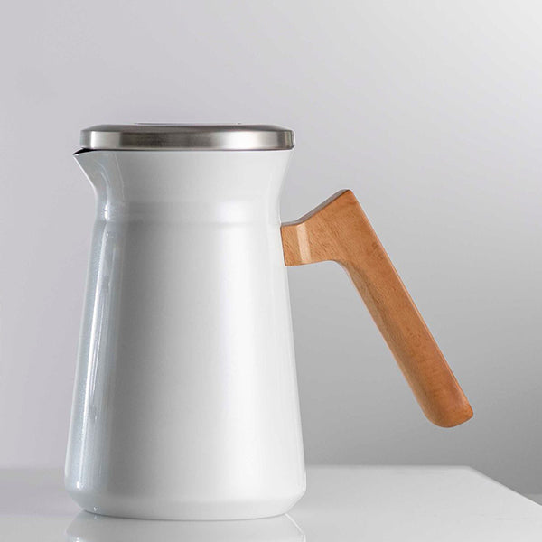 Hario Stainless Steel Thermal Carafe - 40oz Insulated Coffee Server with Vacuum Seal for Hot & Cold Beverages - Perfect for Home, Office, or Outdoor Use