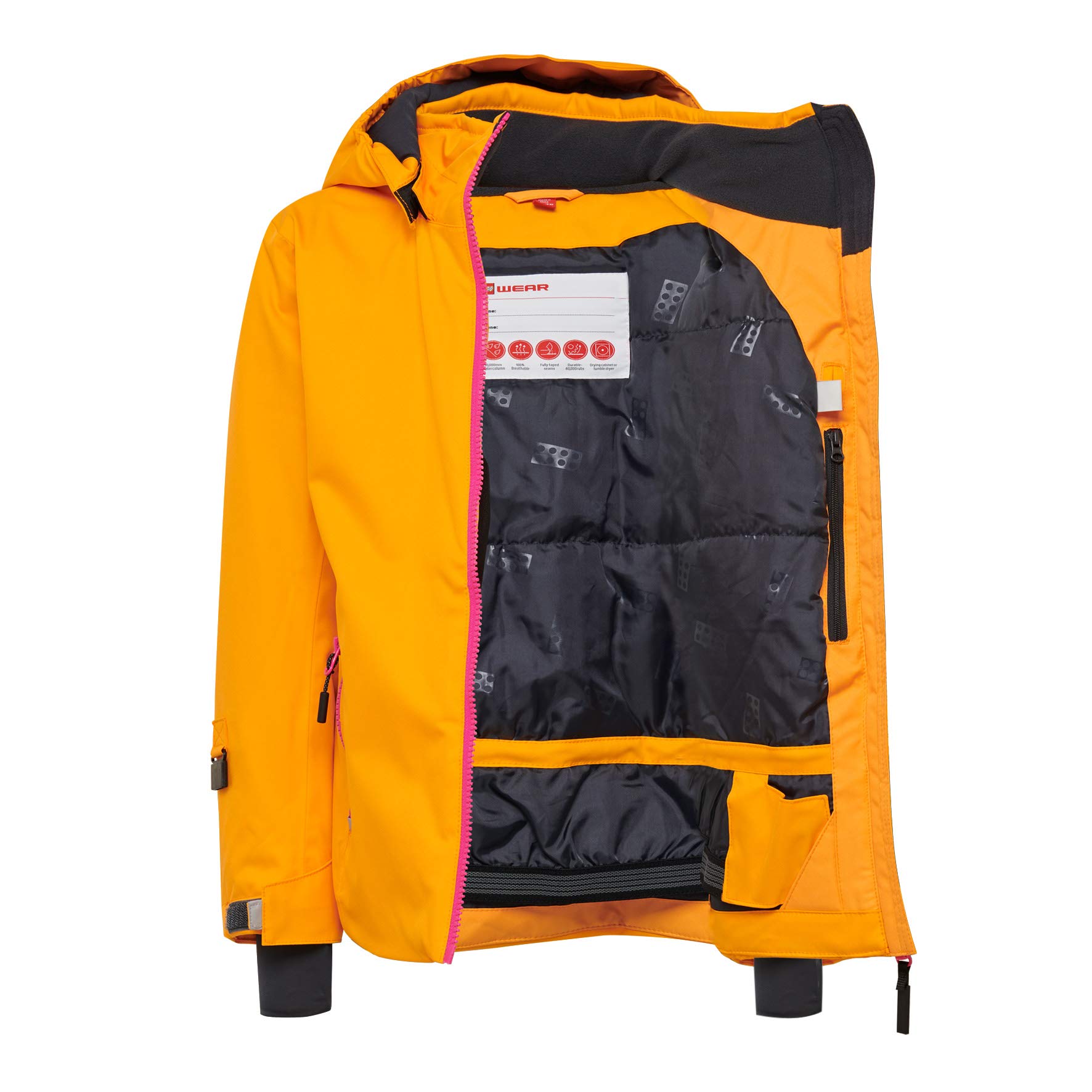 LEGO Kids' Jacket with Adjustable Cuffs & Phone Pocket - Lightweight Windbreaker for Boys & Girls - Perfect for School, Outdoor Play & Travel