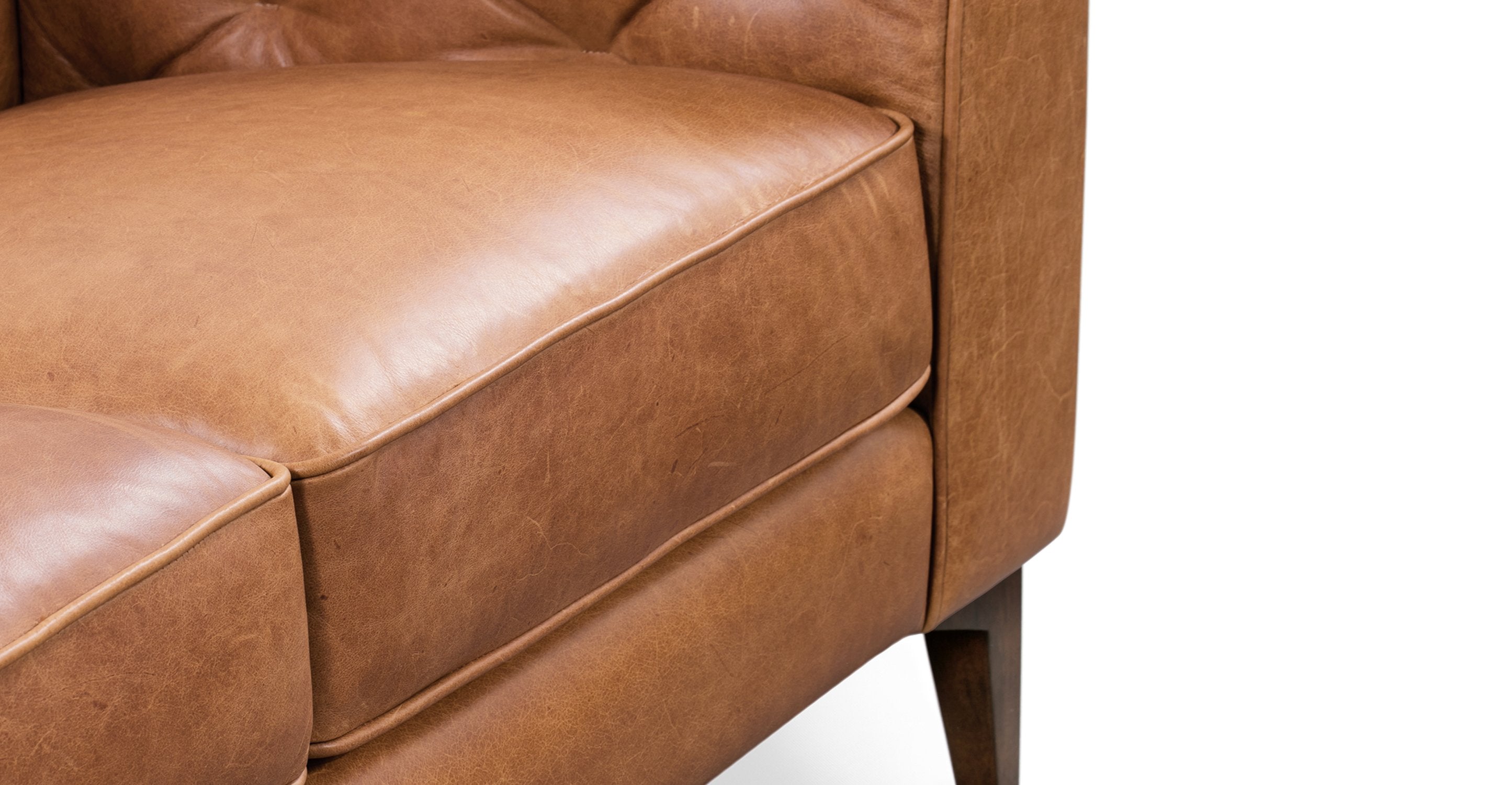 Essex Sofa - Modern Comfortable Couch for Living Room, Lounge & Office - Upholstered Fabric Sectional with Sturdy Frame - Perfect for Relaxing, Entertaining & Small Spaces