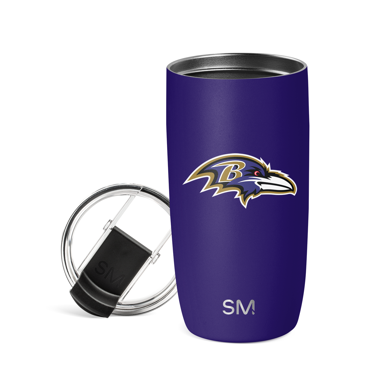 NFL Voyager Insulated Tumbler with Clear Flip Lid & Straw - 20oz Stainless Steel Travel Mug for Hot & Cold Drinks - Perfect for Game Day, Office, and Outdoor Adventures