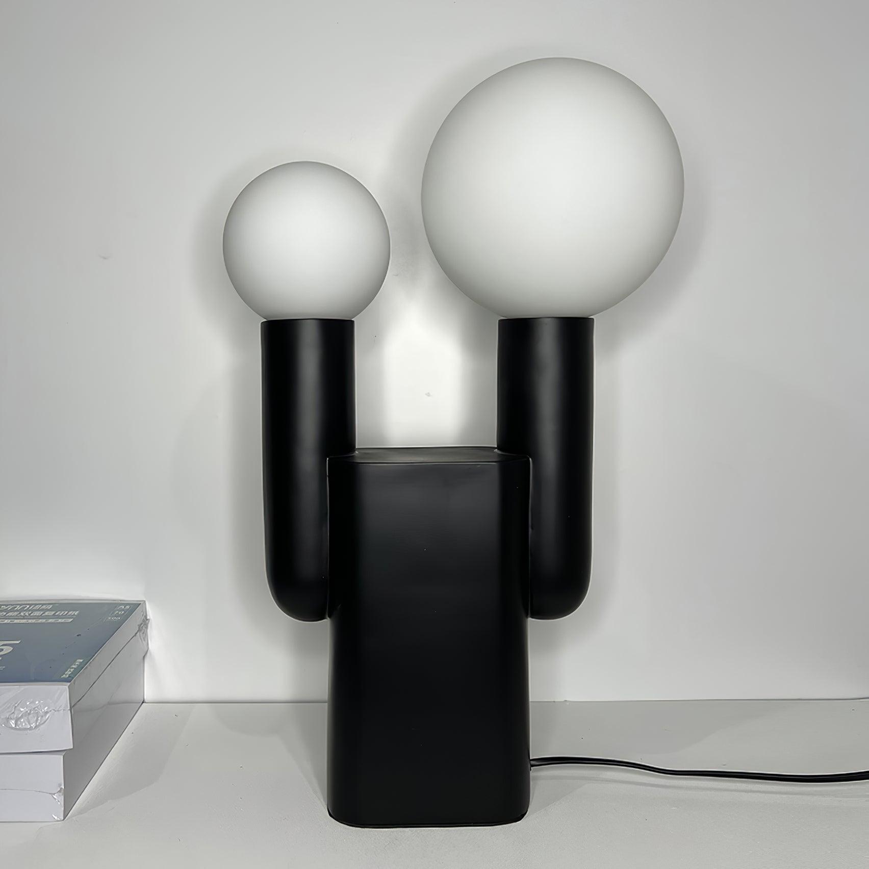 Modern Cactus Table Lamp for Bedroom & Living Room - Stylish LED Night Light for Home Decor, Kids Room & Office Desk