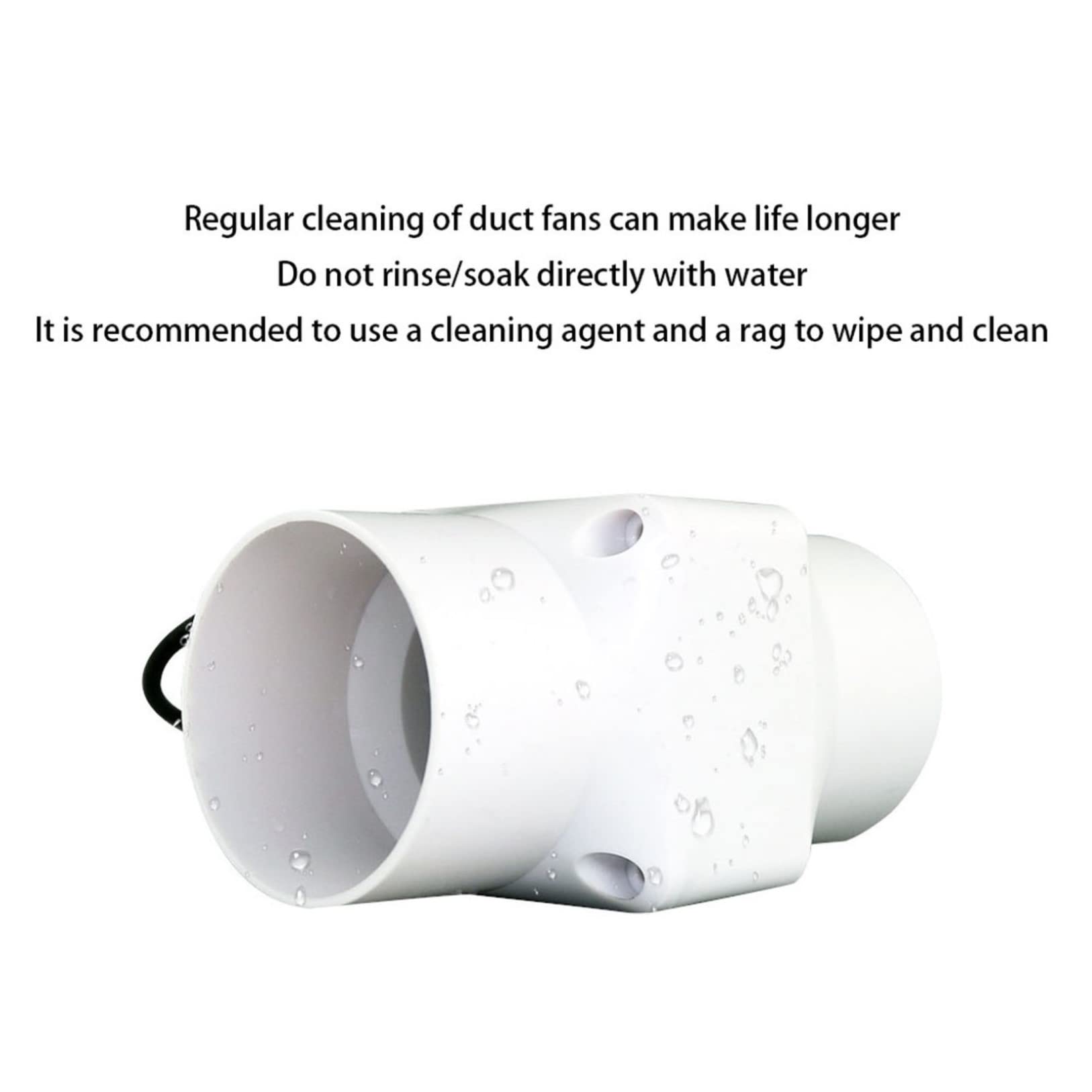 6W 32MM Inline Duct Fan - 22 CFM Adjustable Speed Low Noise Ventilation Exhaust Fan for Grow Tent, Hydroponics, Office, Bathroom & Kitchen | Quiet Air Circulation for Indoor Gardening & Home Ventilation