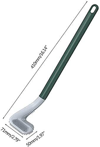 Golf Toilet Brush with Long Handle - Anti-Slip & Drip-Free for Bathroom Cleaning