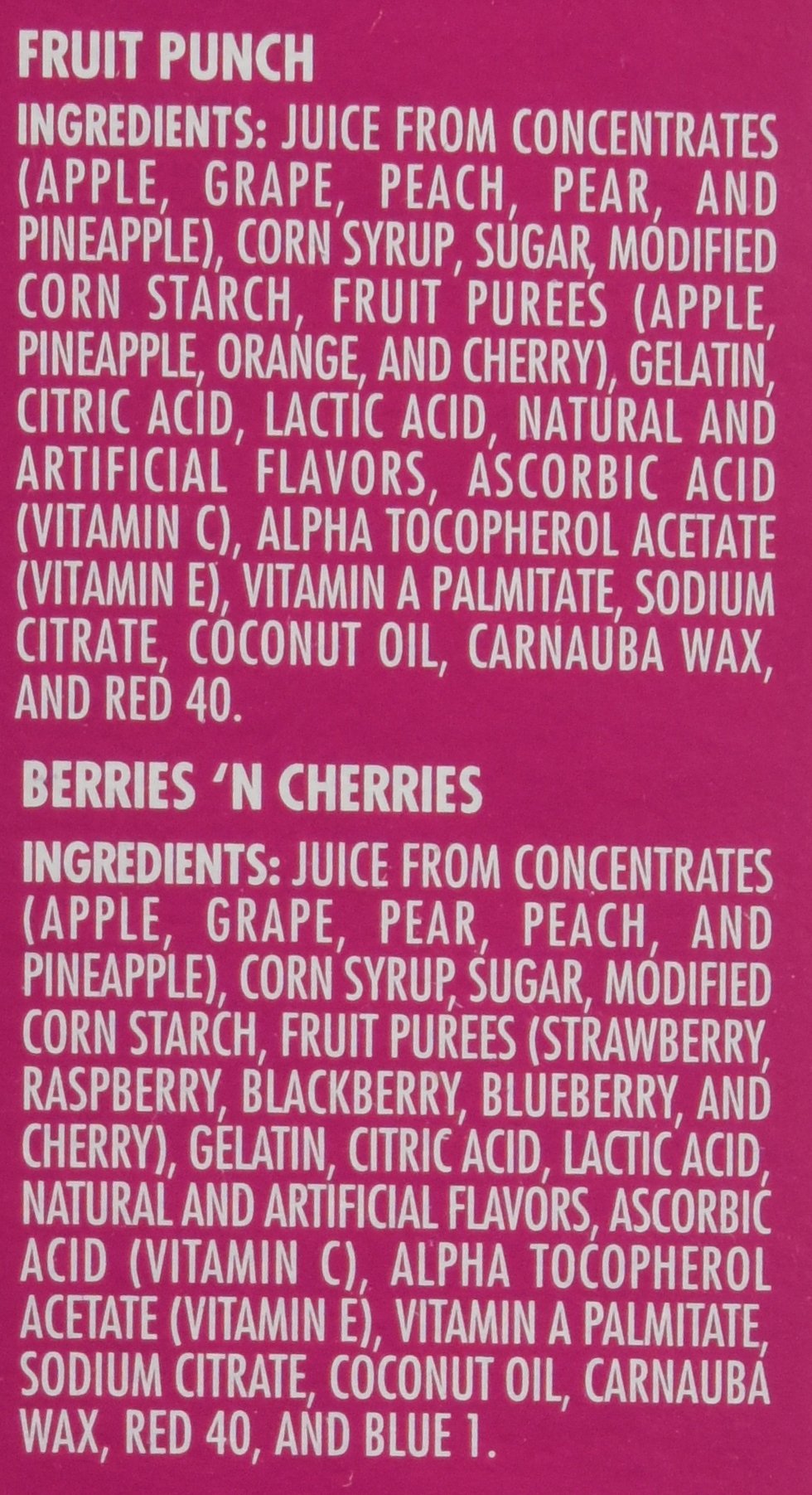 Welch's Fruit Snacks Variety Pack - 22 Pouches (Fruit Punch & Berries 'n Cherries, 0.9 oz Each) | Healthy Snacks for Kids, Lunch Box, Office & On-the-Go | Gluten-Free & Fat-Free Treat