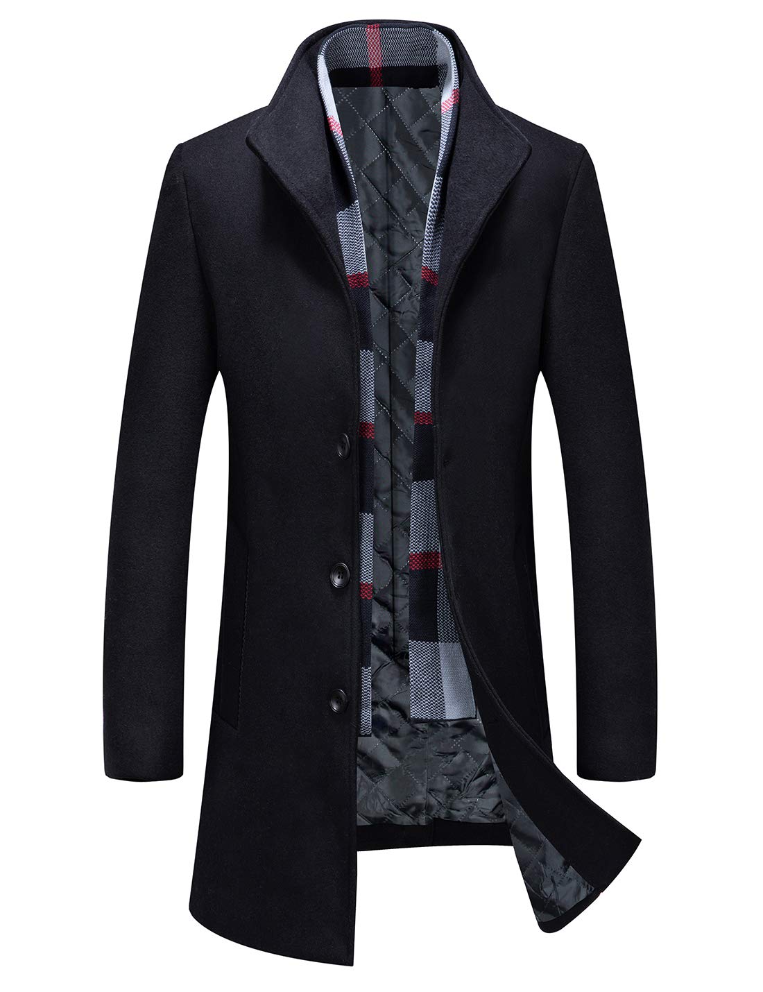 APTRO Stylish Wool Trench Coat for Women - Premium Winter Business Topcoat with Hood | Warm Wool Jacket for Office, Commuting & Outdoor Activities