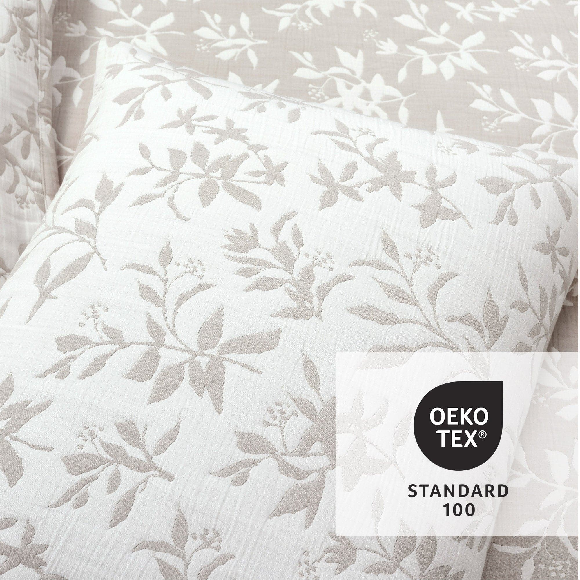 Floral Jacquard Reversible Soft Matelassé 3-Piece Quilt Set - Queen Size Bedding for Cozy Bedroom Decor