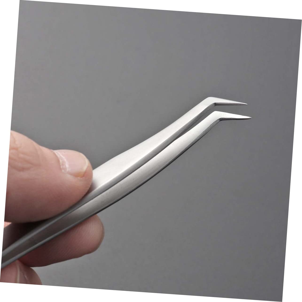 iPetboom Professional Eyelash Extension Tweezers - High Precision Stainless Steel Lash Applicator for False Eyelashes, Perfect for Salon & Home Makeup Kits - Essential Beauty Tool for Lash Artists & DIY Users