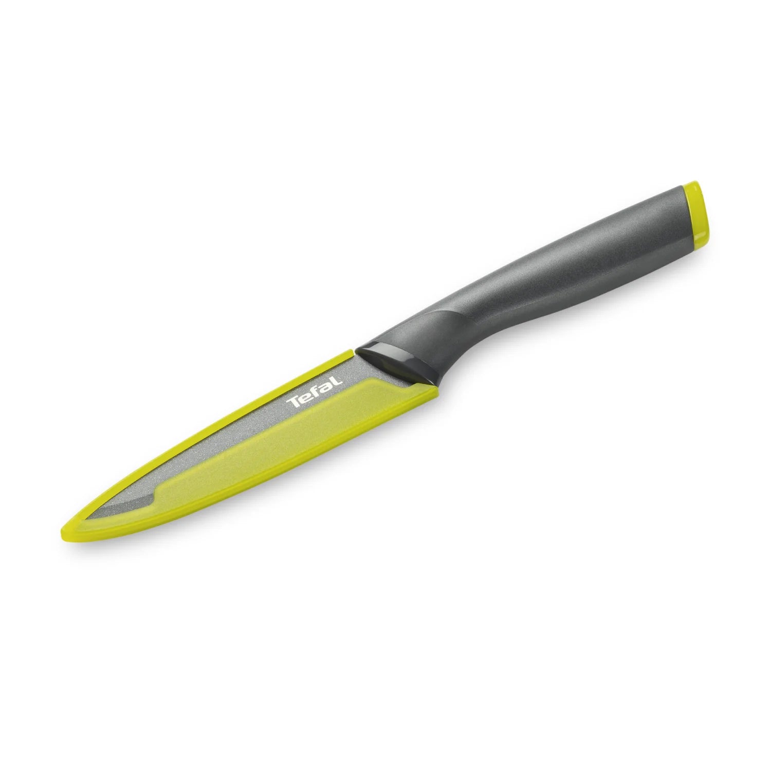 Tefal Fresh Kitchen 12cm Non-Stick Stainless Steel Utility Knife K1220704 - Perfect for Slicing Fruits, Vegetables & Meat in Home Cooking