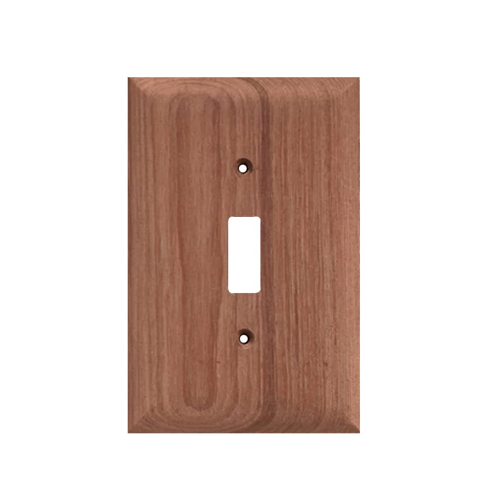 Whitecap 60172 Teak Wood Switch Plate Cover - Durable & Stylish Electrical Outlet Cover for Home & Office Decor