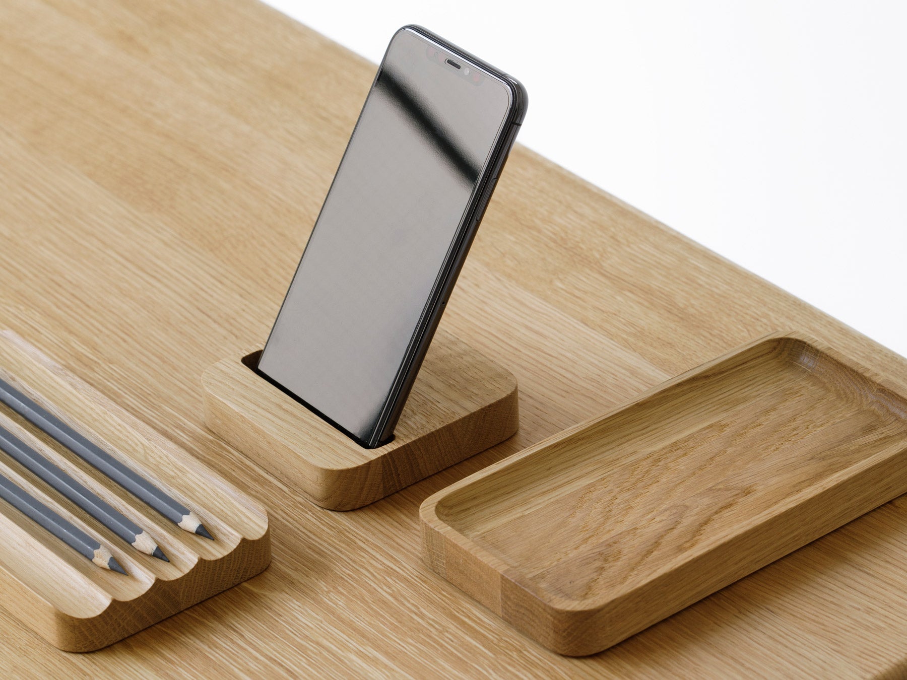 Premium Smartphone Stand by OakyBlocks - Adjustable & Sturdy Phone Holder for Desk, Home, Office, and Video Calls