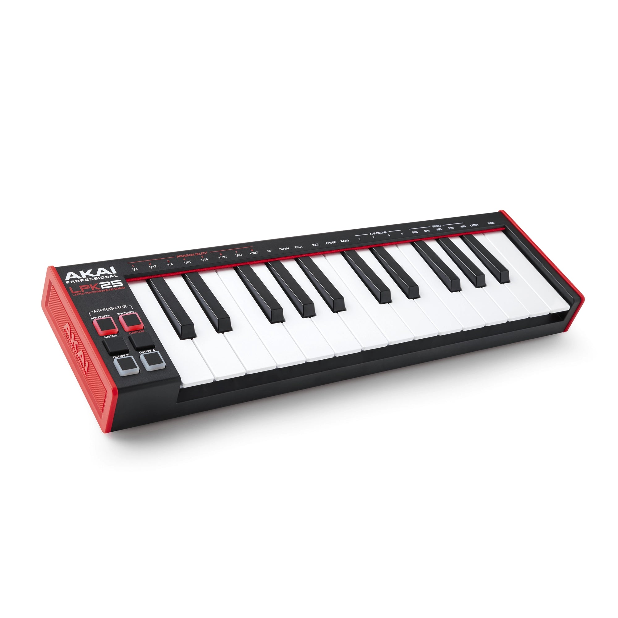Akai Professional LPK25 MK2 25-Key USB MIDI Keyboard Controller - Compact Portable Music Production for Home Studio & Live Performances