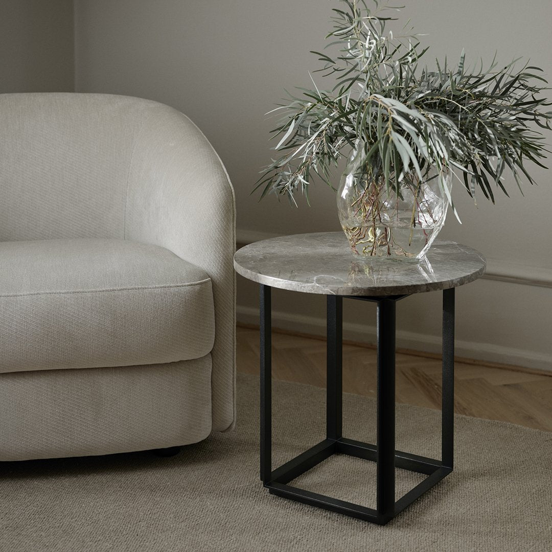 Florence Side Table - Modern Accent End Table with Storage Shelf for Living Room, Bedroom & Office - Small Coffee Table for Home Decor & Organization