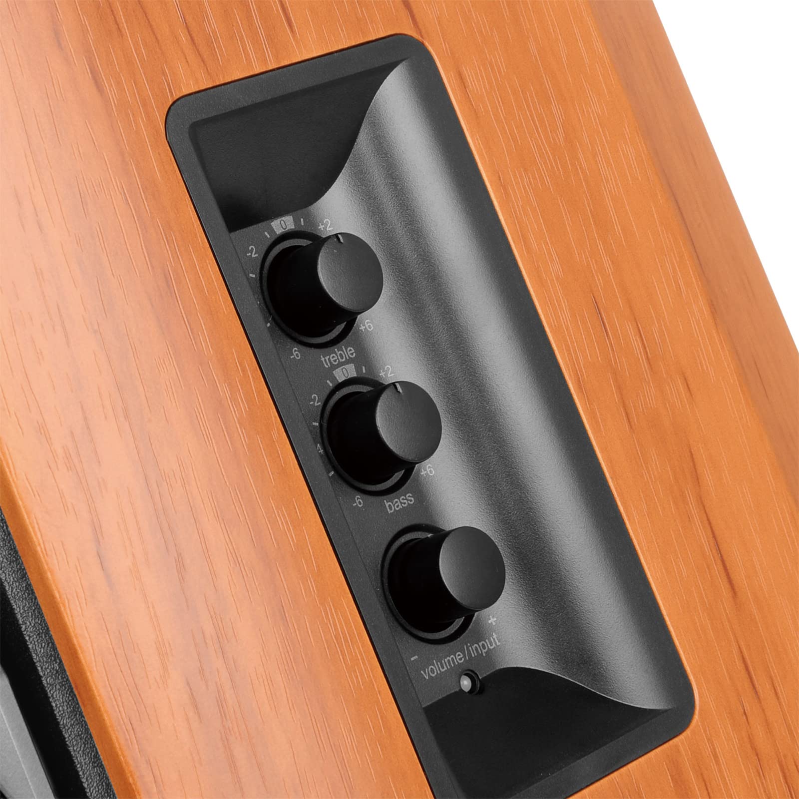 Edifier R1380DB Active Bluetooth Bookshelf Speakers - 42W RMS Wireless Studio Monitor with Optical/Coaxial Input - Wood Grain Design for Home Audio, Gaming & Music Streaming