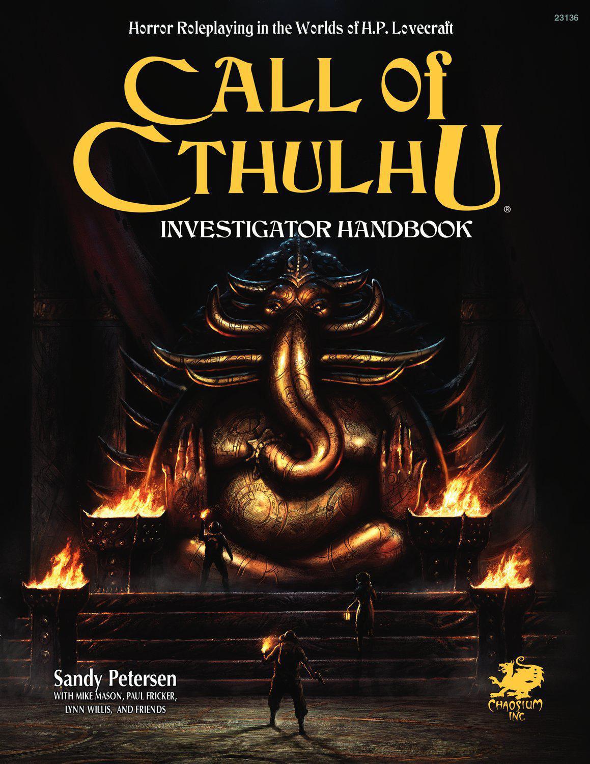 Call of Cthulhu: Investigator Handbook 7th Edition RPG - Horror Tabletop Game for Lovecraft Fans | Perfect for Game Nights & Roleplaying Adventures