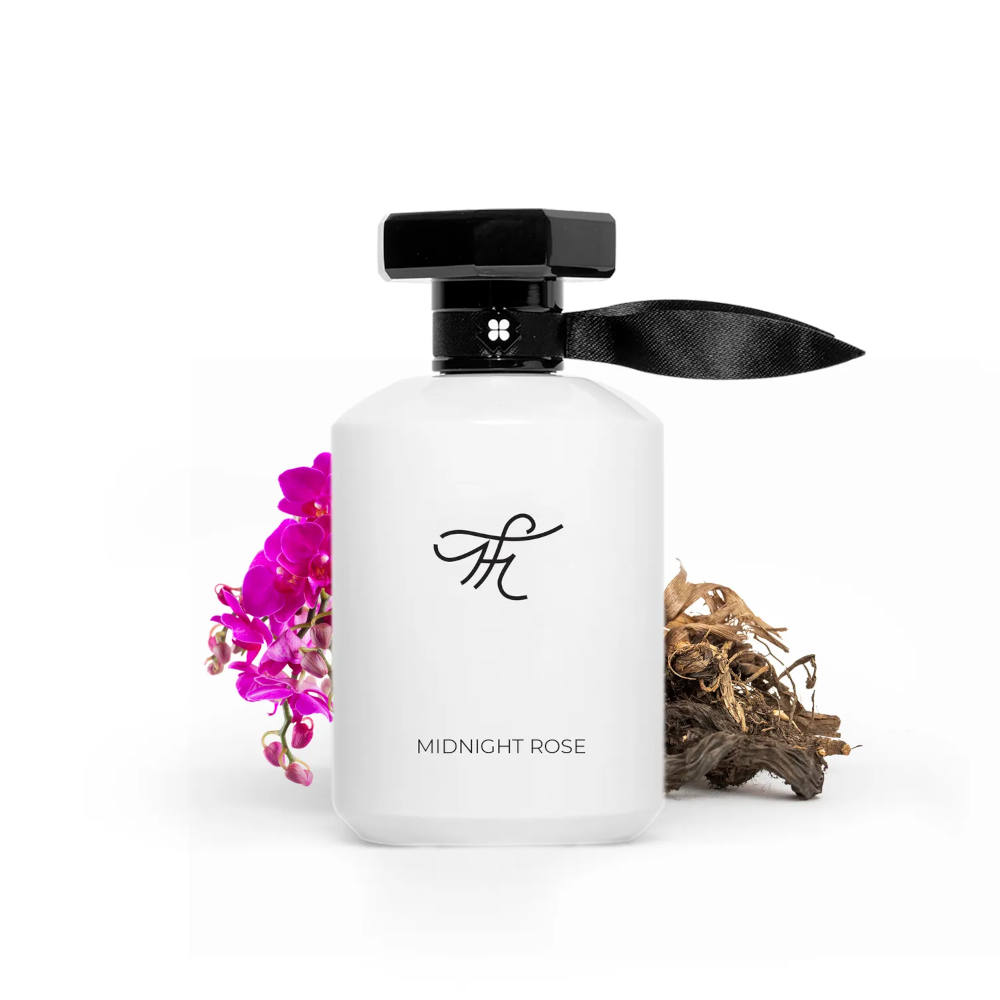 Midnight Rose Eau de Parfum for Women - 3.4 Fl Oz (100ml) Floral Perfume, Long-Lasting Fragrance for Date Night & Evening Events