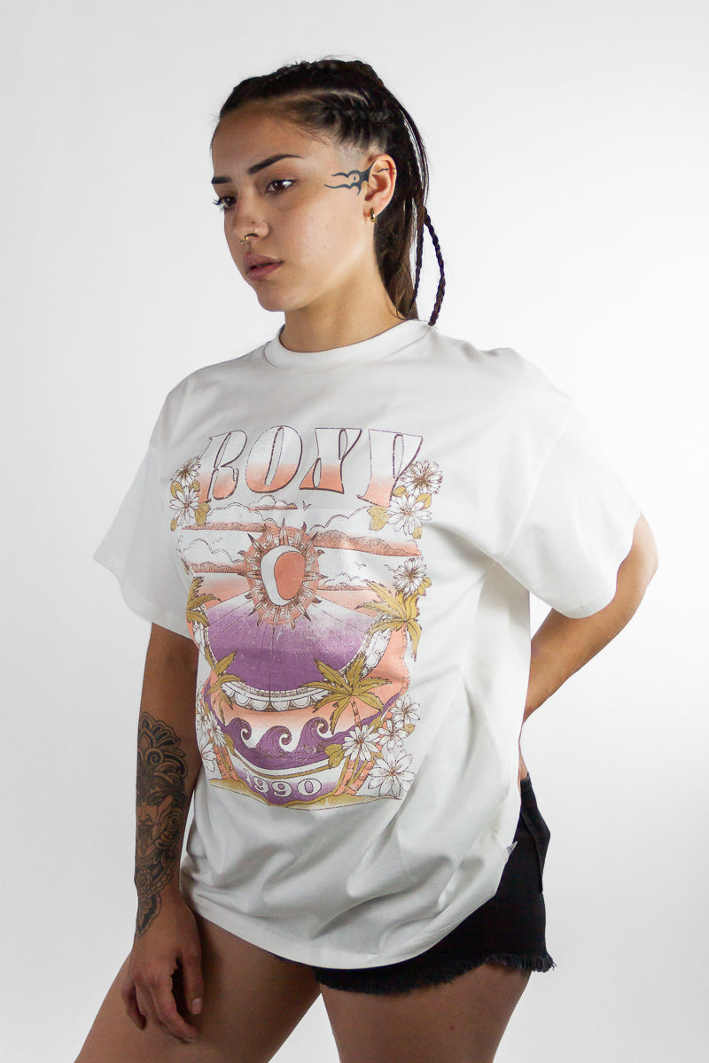 Roxy Star Chart Xbfc Women's T-Shirt (Raw) - Casual Wear, Beach Outfits & Everyday Comfort
