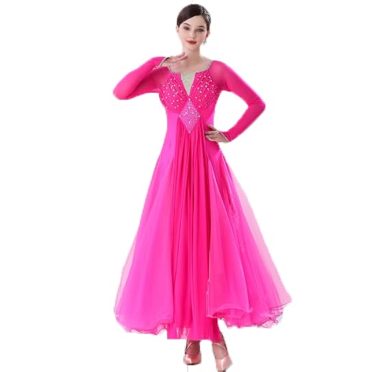 Elegant Ballroom Dance Dresses for Women - Waltz, Tango, Foxtrot & Flamenco Performance Costumes | Professional Modern Dancewear for Competitions & Stage Shows