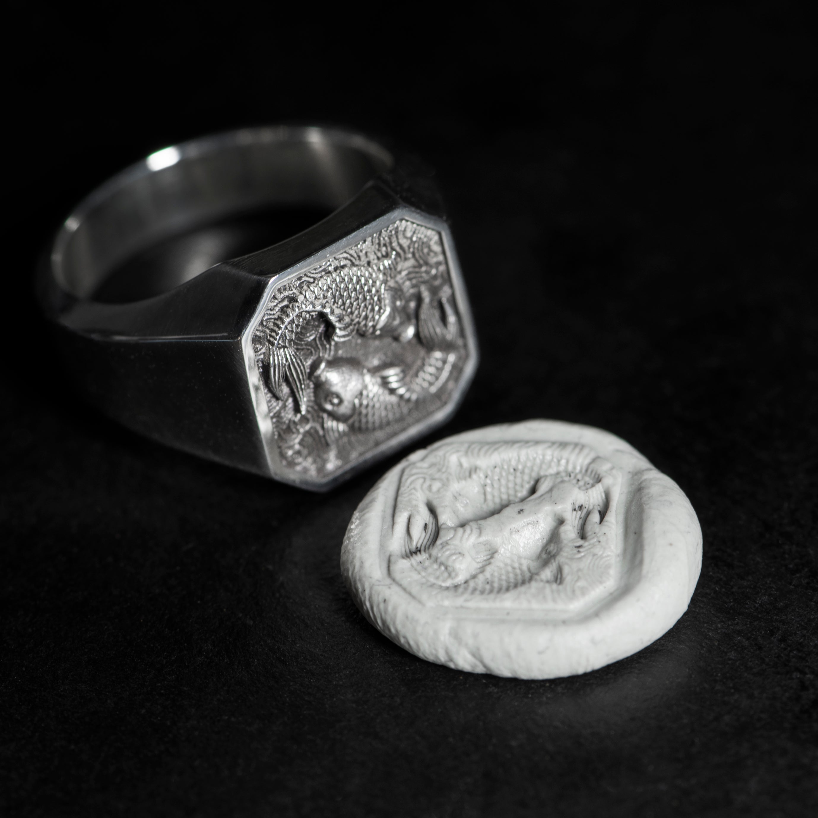 Sterling Silver Fish Ring - Elegant & Durable Jewelry for Women - Perfect for Everyday Wear, Gifts & Special Occasions