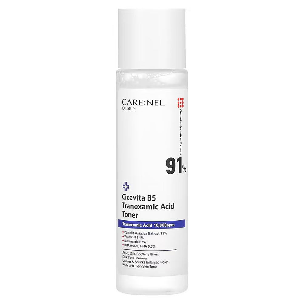 CARE:NEL Cicavita B5 Tranexamic Acid Toner 155ml - Brightening & Hydrating Facial Toner for Glowing Skin | Perfect for Daily Skincare Routine & Acne Treatment