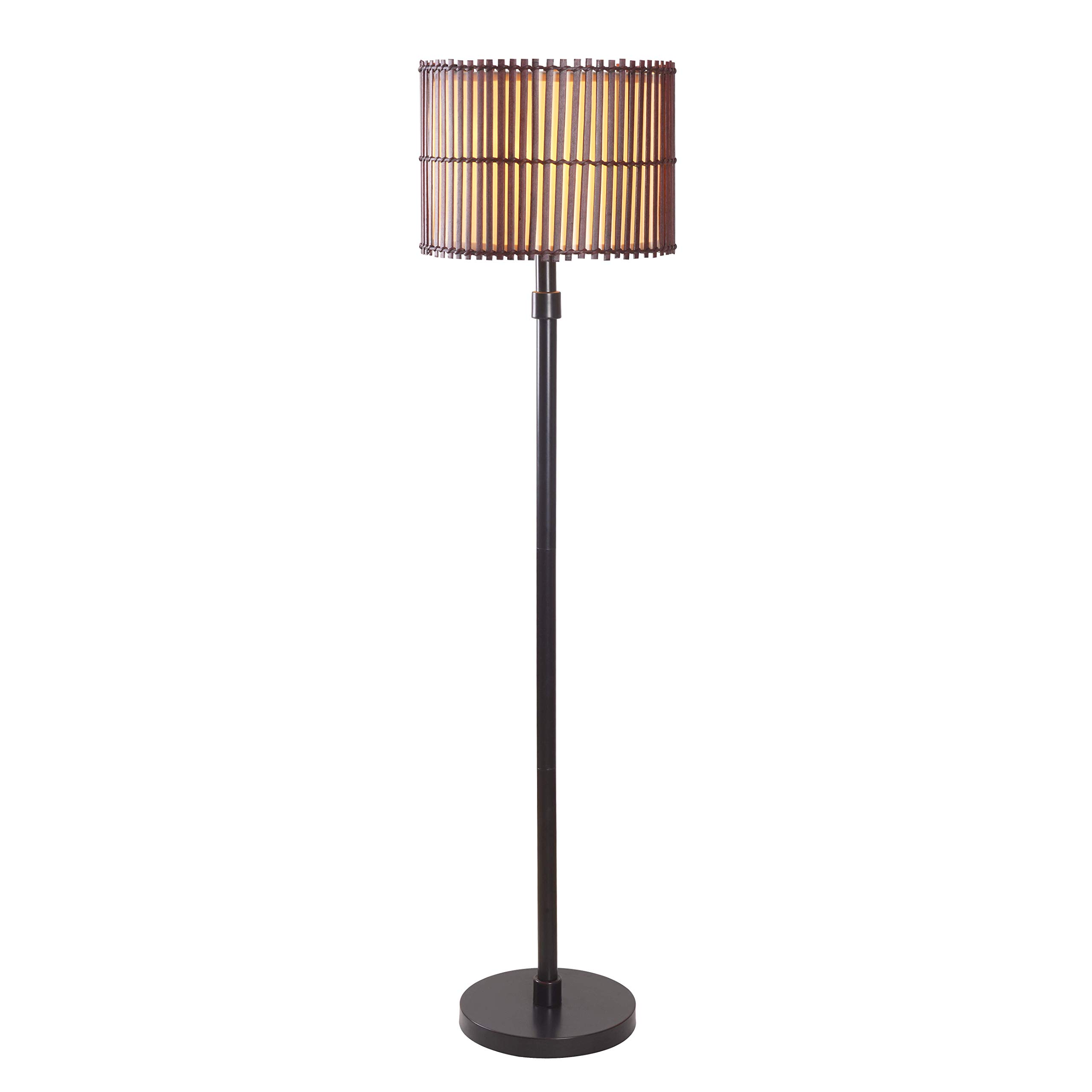 Kenroy Home 32280BRZ Bora Small Floor Lamp in Oil Rubbed Bronze Finish - Modern Lighting for Living Room, Bedroom & Office Decor