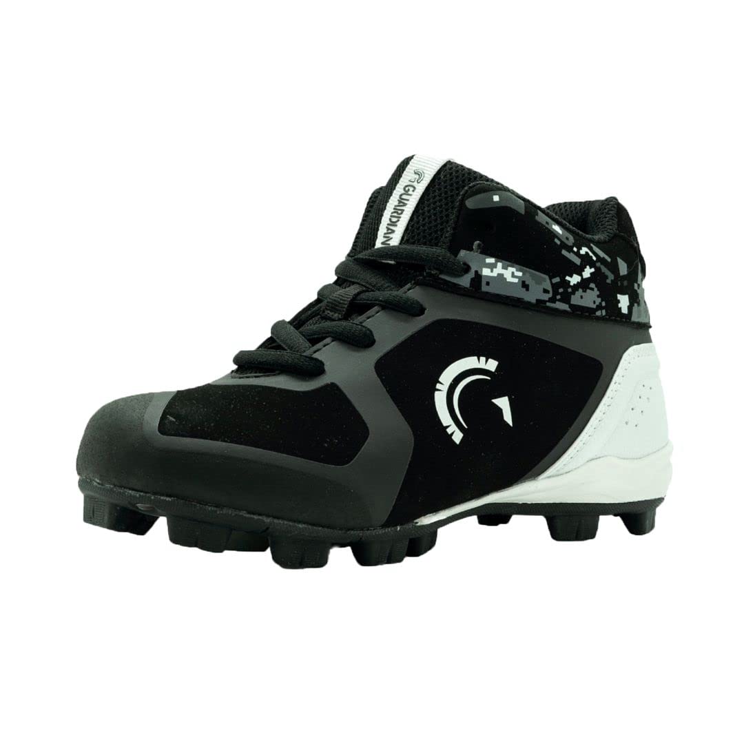 Youth Baseball Cleats for Boys & Girls - High Top Baseball Shoes with Metal Spikes | Perfect for Little League, Softball Games & Field Training
